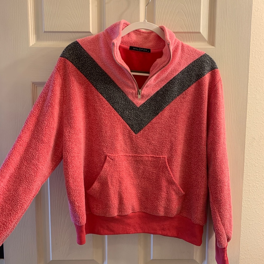 Wildfox Zip Up Pull over